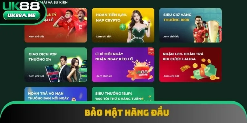 Thương hiệu cam kết về độ bảo mật