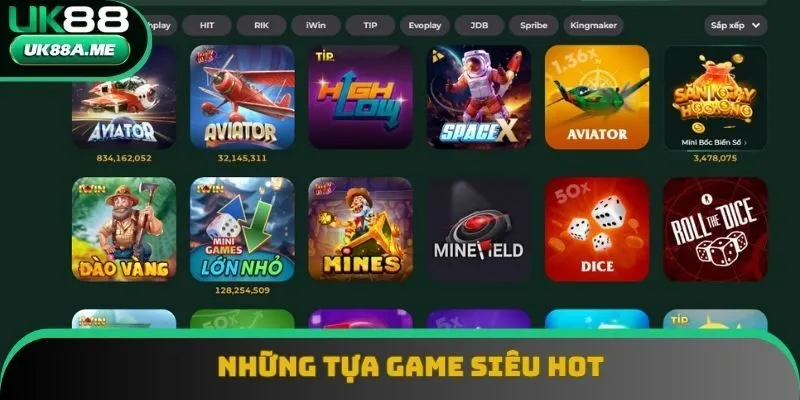 Hội viên được trải nghiệm các game siêu hot