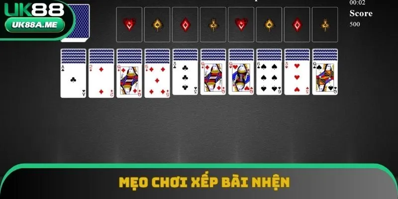 Mẹo chơi áp dụng chiến thắng Xếp bài nhện Mẹo chơi áp dụng chiến thắng Xếp bài nhện